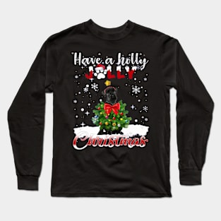 Rottweiler Have A Holly Jolly Christmas Long Sleeve T-Shirt